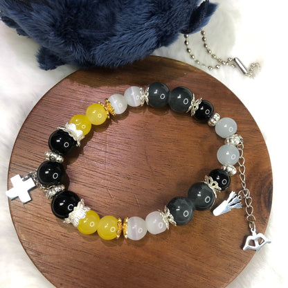 Smile House Plush Zenless Zone Zero ZZZ Harumasa Inspired Round Bracelet