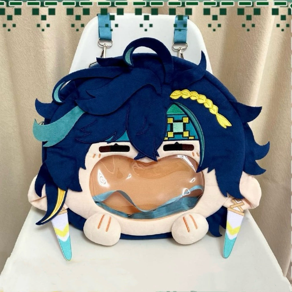 Smile House Plush Genshin Impact Kinich Smile Bag Crossbody Bag Backpack