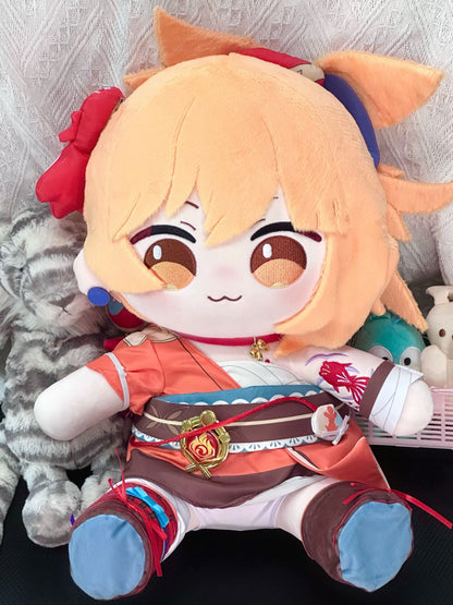Smile House Plush Genshin Impact Plushies Cute Yoimiya 40CM Plush Doll