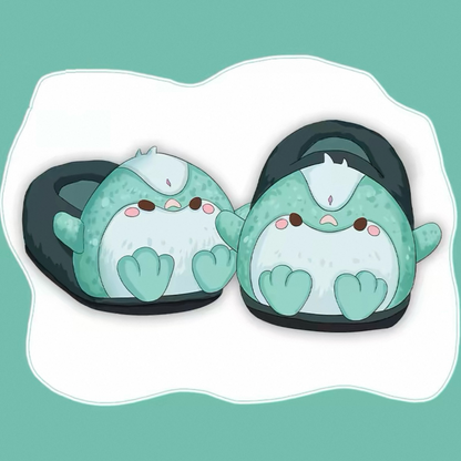 Smile House Plush Genshin Impact Furina Hutao Xiao Kaedehara Kazuha Plush Slippers