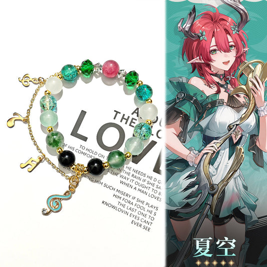 Smile House Plush Game Wuthering Waves Ciaccona Summer Sky Inspired Bracelet