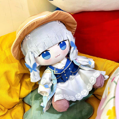 Smile House Plush Genshin Impact Plushies Big Eyes Ayaka Fontaine Springbloom Missive 40CM Plush Doll