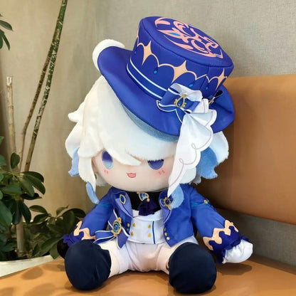 Smile House Plush Genshin Impact Plushies Staring Furina White Ver 40CM Plush Doll
