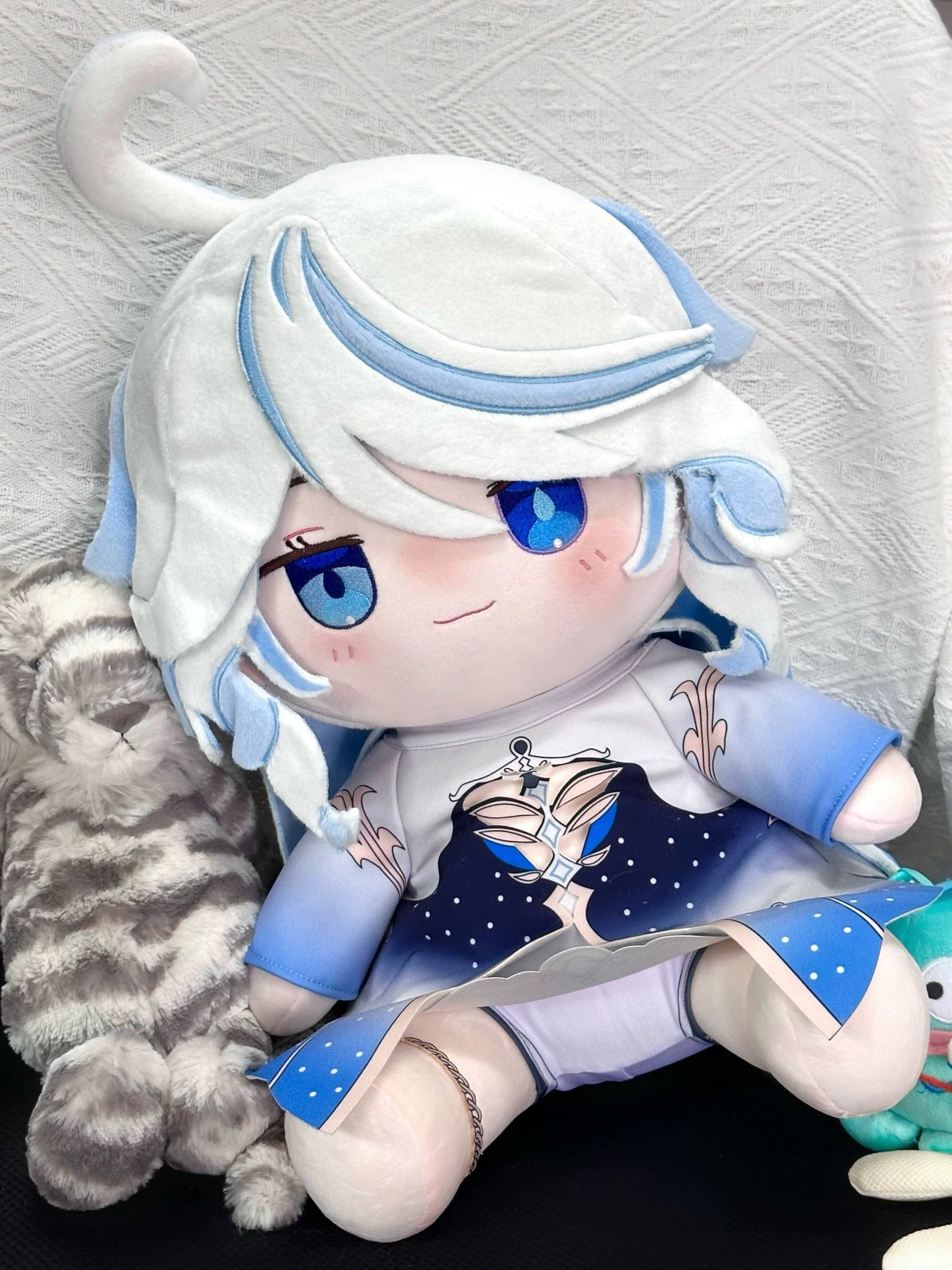 Smile House Plush Genshin Impact Plushies Staring Furina Focarlors Forcalos 40CM Plush Doll