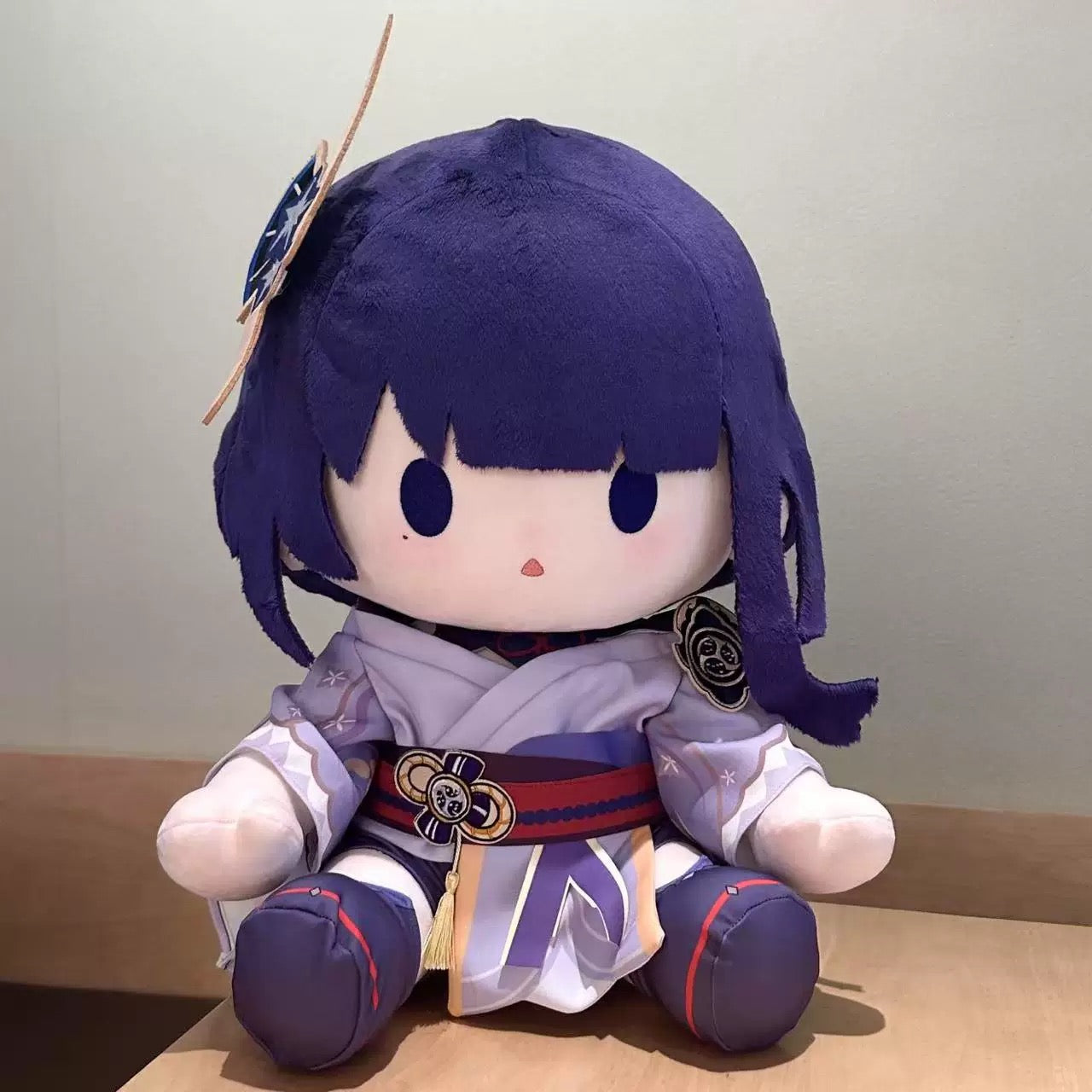 Smile House Plush Genshin Impact Plushie Staring Baal Ei Raiden Shugun 40CM Plush Doll