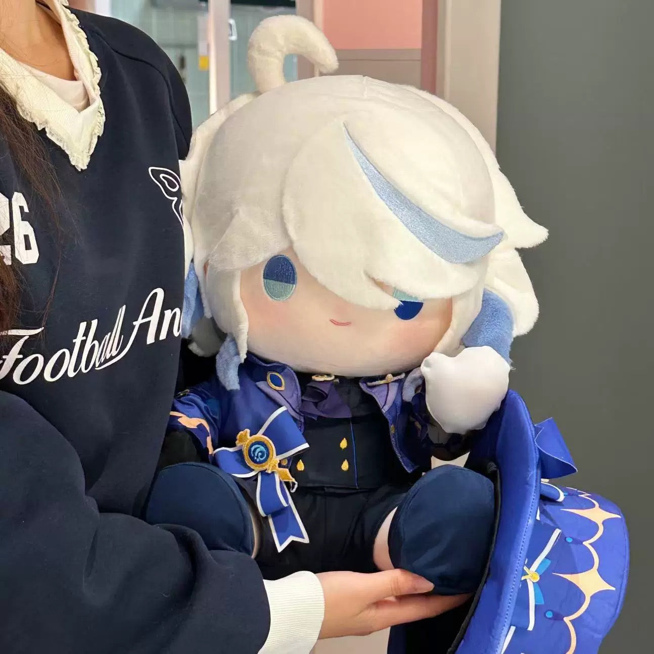 Smile House Plush Genshin Impact Plushies Staring Furina Forcalors 40CM Plush Doll