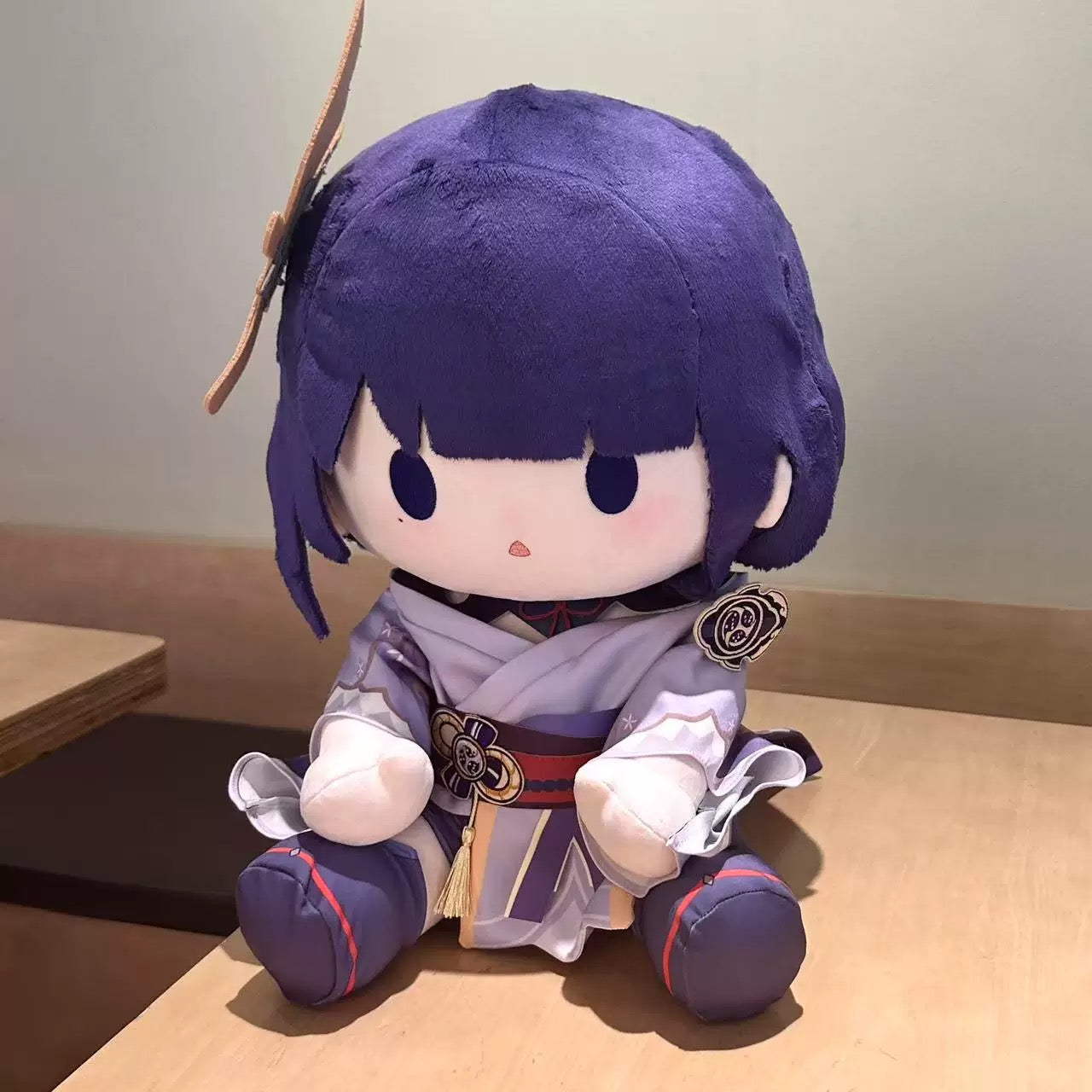 Smile House Plush Genshin Impact Plushie Staring Baal Ei Raiden Shugun 40CM Plush Doll