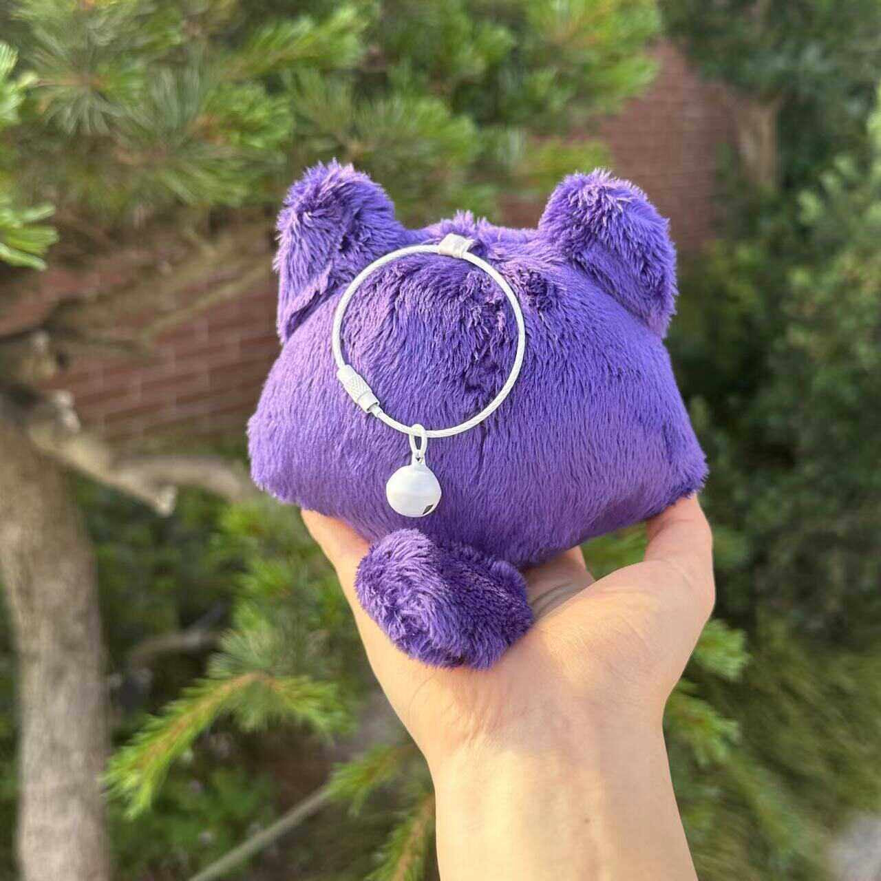 Smile House Plush Genshin Impact Raiden Shogun Baal Staring Eyes Plush Doll Ball