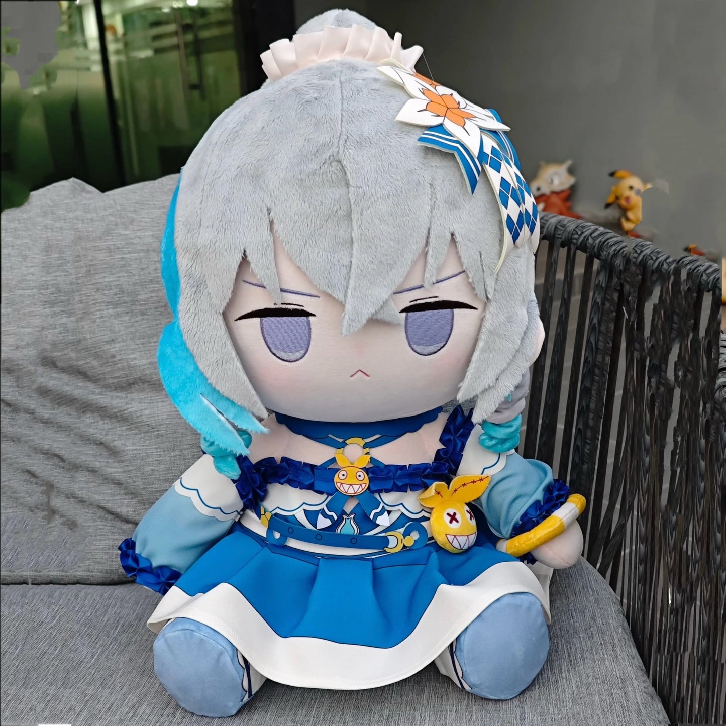 Smile House Plush Honkai Impact3 Plushies Herrscher of Truth Bronya Zaychik Big Eyes 40CM Plush Doll