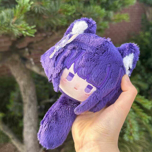 Smile House Plush Genshin Impact Raiden Shogun Baal Staring Eyes Plush Doll Ball