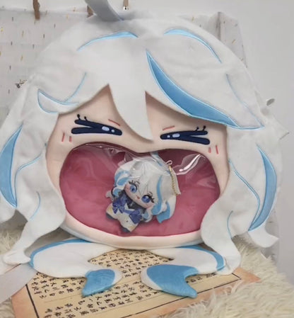 ¡¾Free Shipping¡¿Smile House Plush Game Genshin Impact Furina Backpack Crossbody Bag
