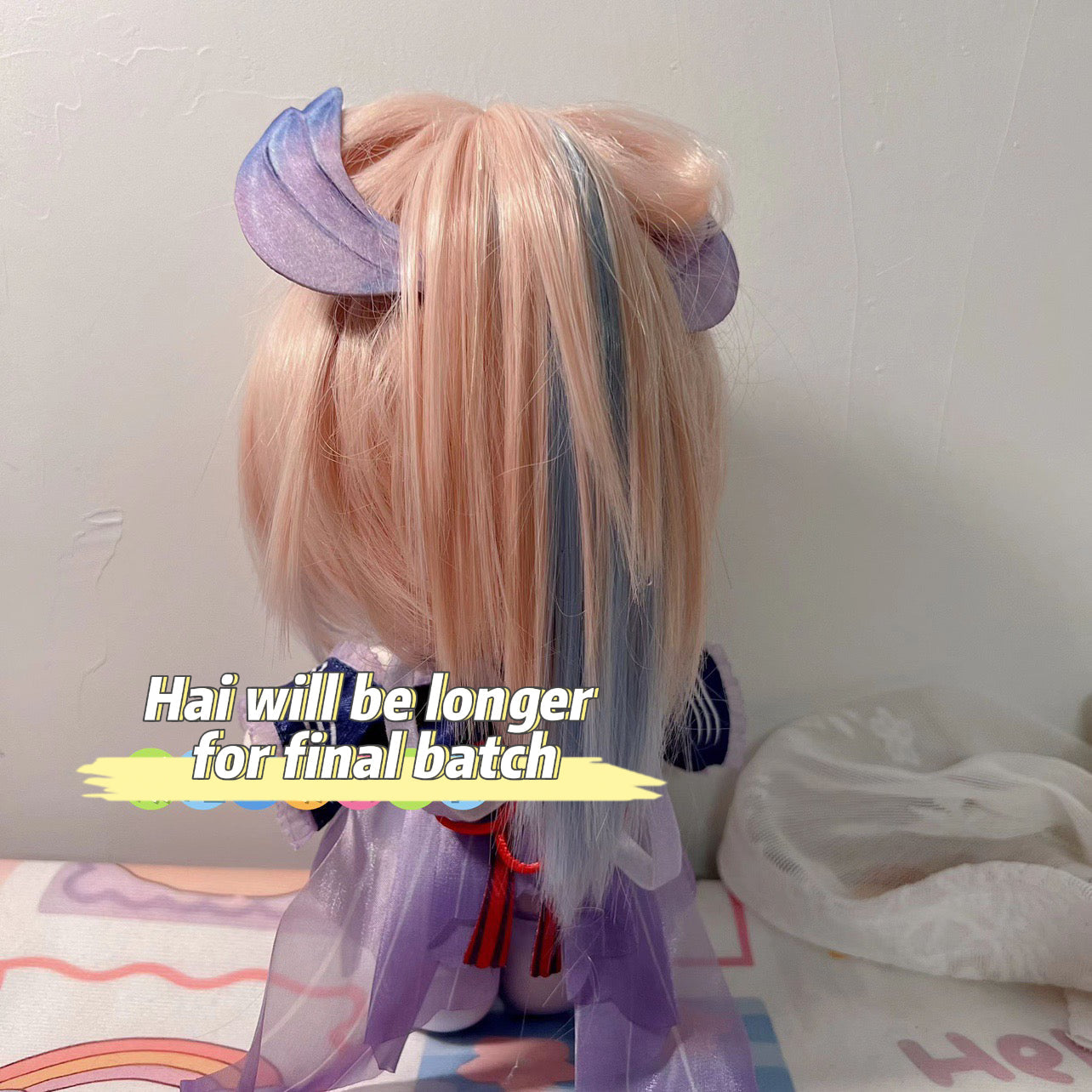 Smile House Plush Genshin Impact Fanart Kokomi Plush Dolll 20 CM