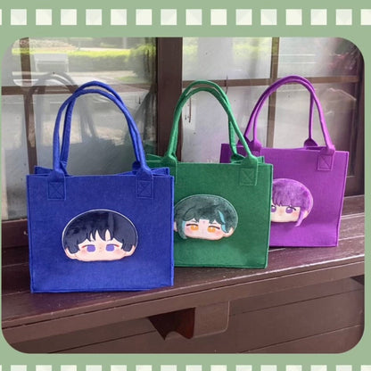 Smile House Plush Genshin Impact Fanart Square Bag