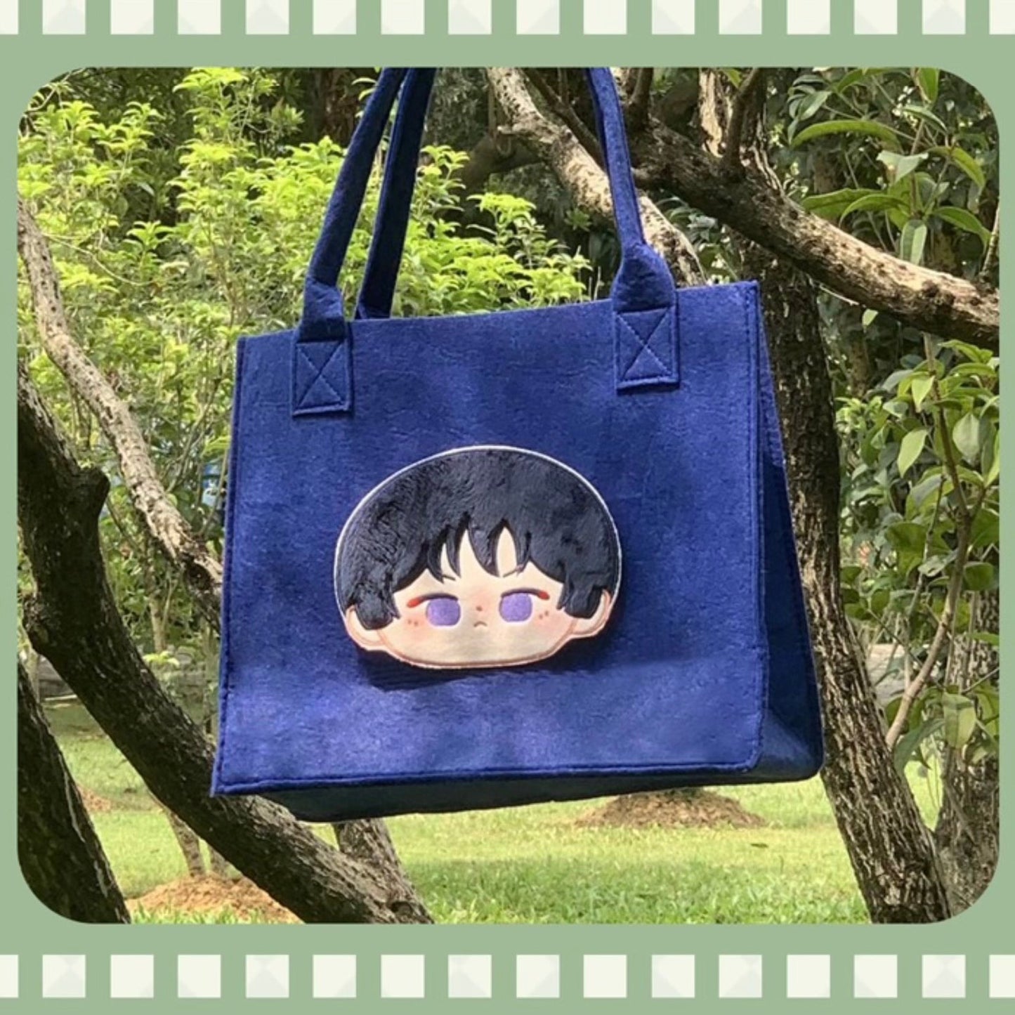 Smile House Plush Genshin Impact Fanart Square Bag