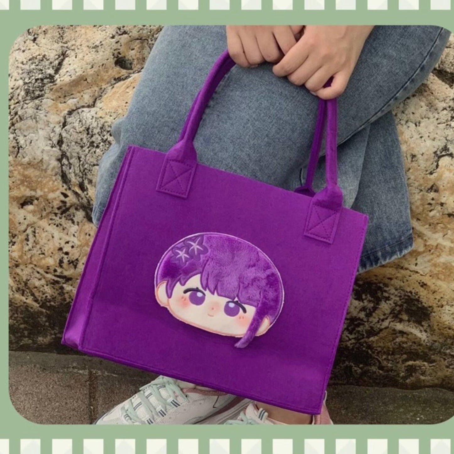 Smile House Plush Genshin Impact Fanart Square Bag