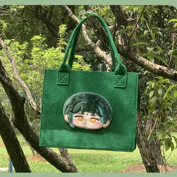 Smile House Plush Genshin Impact Fanart Square Bag