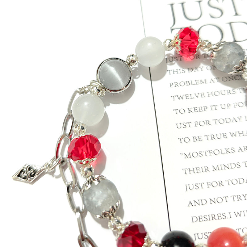 Smile House Plush Genshin Impact The Knave Arlecchino Inspired Bracelet