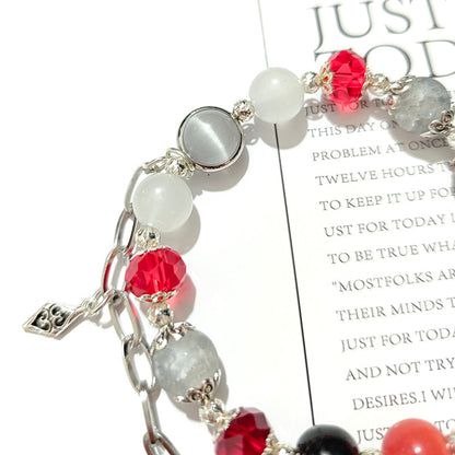 Smile House Plush Genshin Impact The Knave Arlecchino Inspired Bracelet