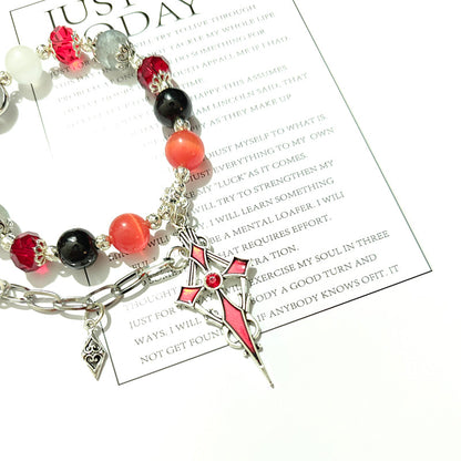 Smile House Plush Genshin Impact The Knave Arlecchino Inspired Bracelet