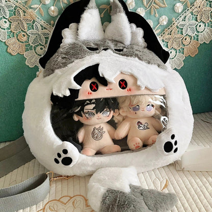 Smile House Plush Genshin Impact The Knave Arlecchino Corssbody Bag Backpack