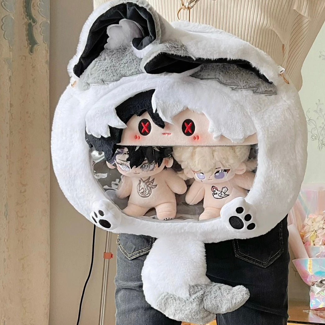 Smile House Plush Genshin Impact The Knave Arlecchino Corssbody Bag Backpack