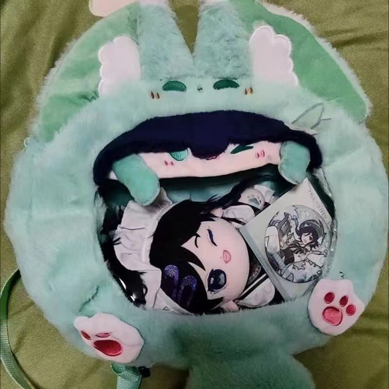 Smile House Plush Genshin Impact Venti Plush Corssbody Bag Backpack