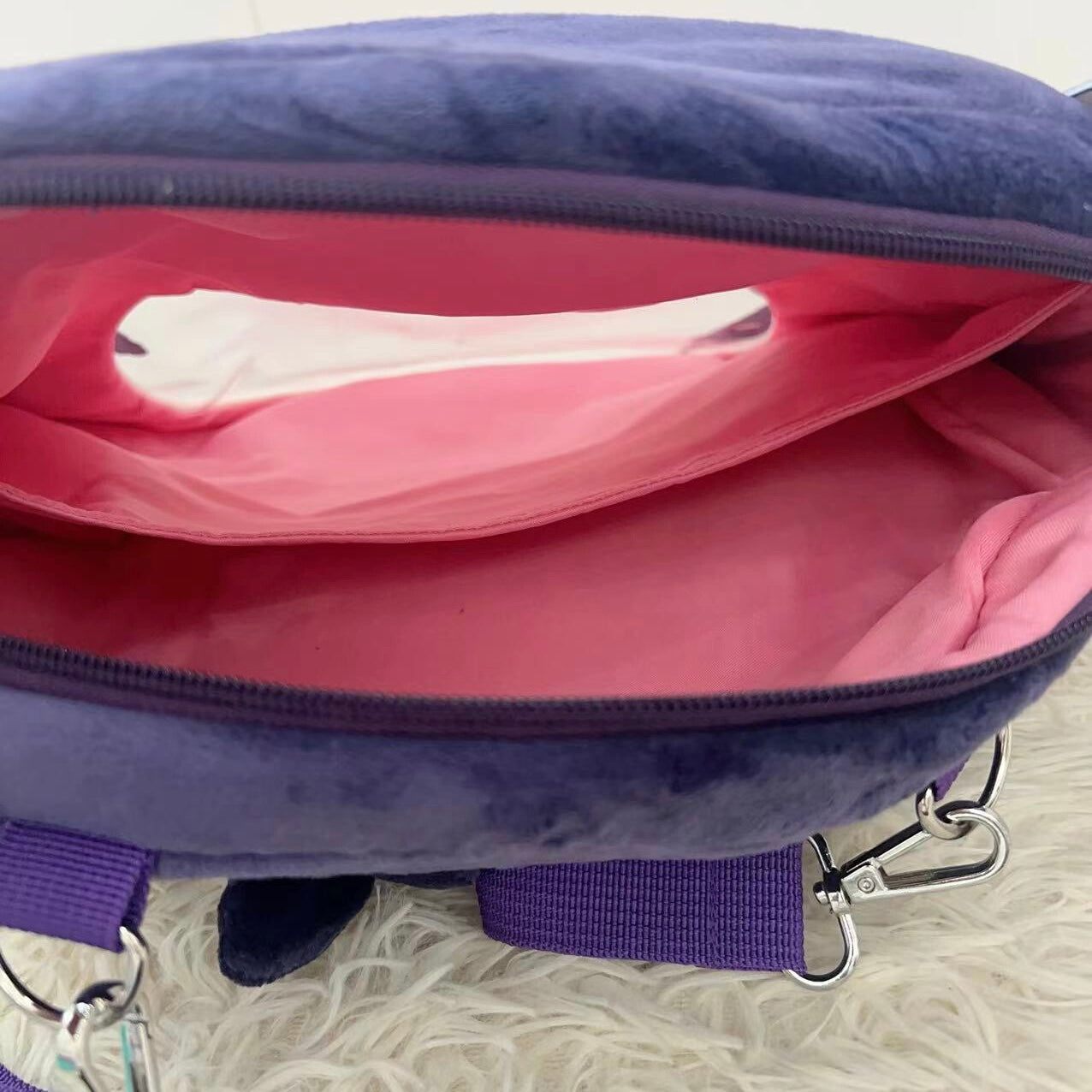 Smile House Plush Game Genshin Impact Baal Raiden Shogun Crossbody Bag Backpack