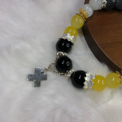 Smile House Plush Zenless Zone Zero ZZZ Harumasa Inspired Round Bracelet