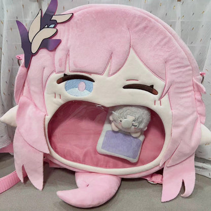 Smile House Plush Honkai Impact 3: Elysia Backpack Crossbody Bag