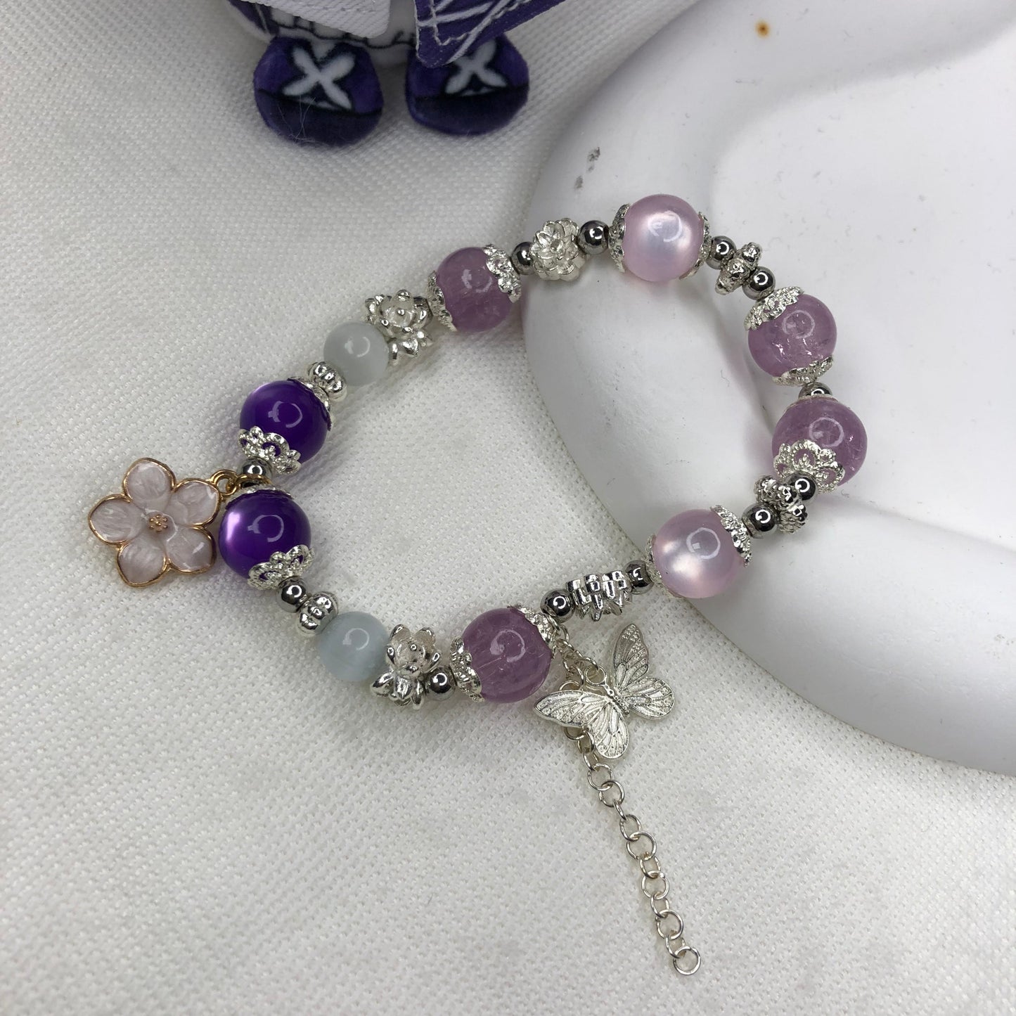 Smile House Plush Honkai Star Rail Castorice Inspired Round Bracelet