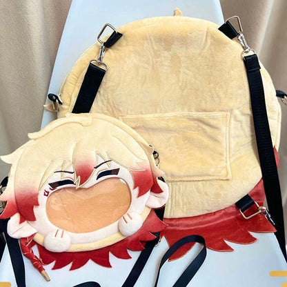 Smile House Plush Honkai Star Rail Mydei Smile Backpack Crossbody Bag
