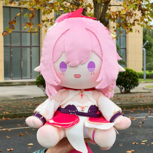 Smile House Plush Honkai Impact 3 Plushie Elysia Peachy Spring Staring Eyes Plush Doll 40CM