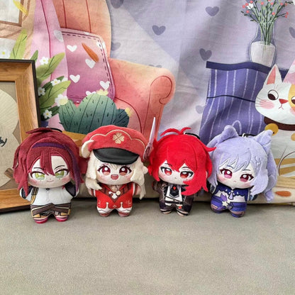 Smile House Plush Genshin Impact Plushies Keqing Klee Shikanoin Heizou Diluc HX Style 12 CM Plush Doll
