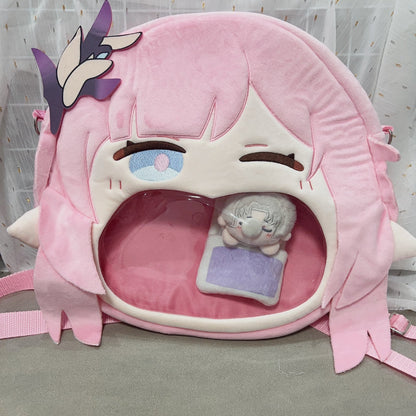 Smile House Plush Honkai Impact 3: Elysia Backpack Crossbody Bag