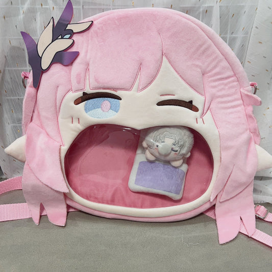 Smile House Plush Honkai Impact 3: Elysia Backpack Crossbody Bag