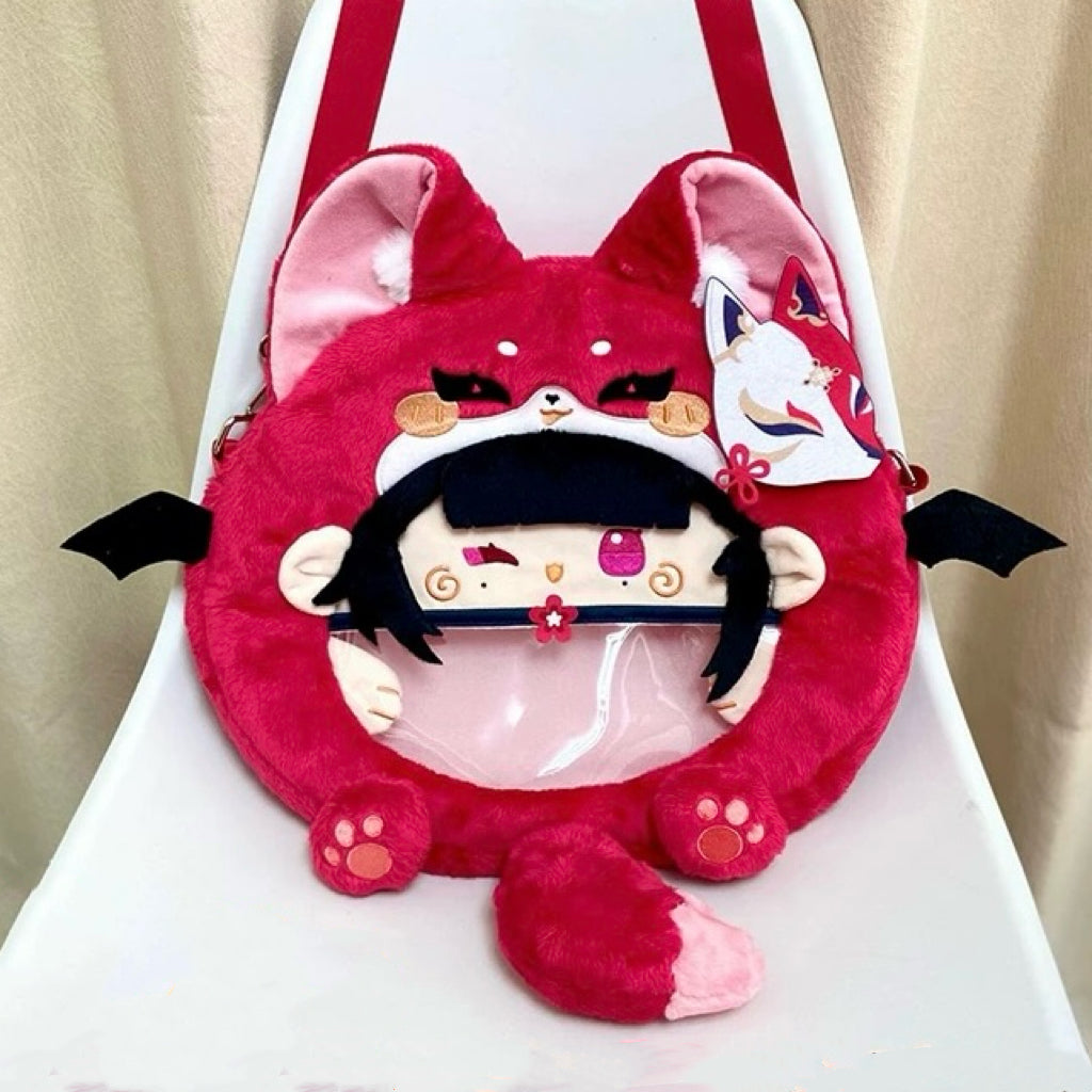 Smile House Plush Honkai Star Rail Sparkle Inspired Backpack Crossbody Bag