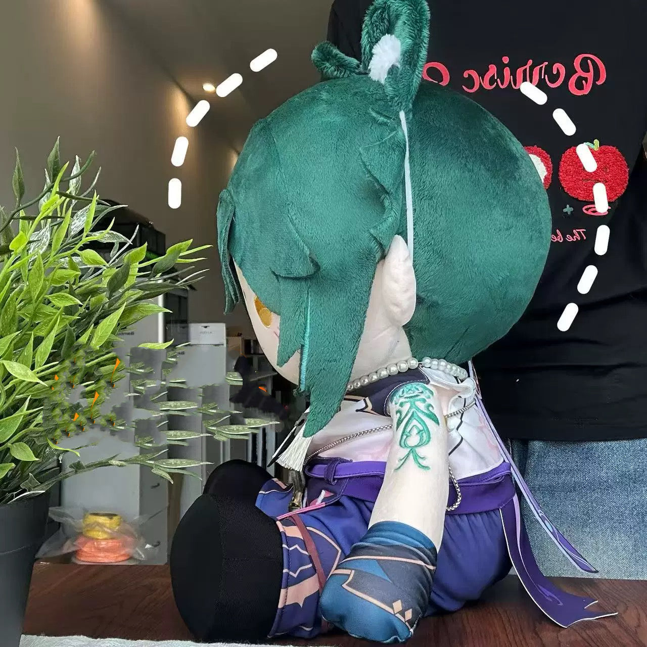 Smile House Plush Genshin Impact Plushies Staring Xiao 40CM Plush Doll