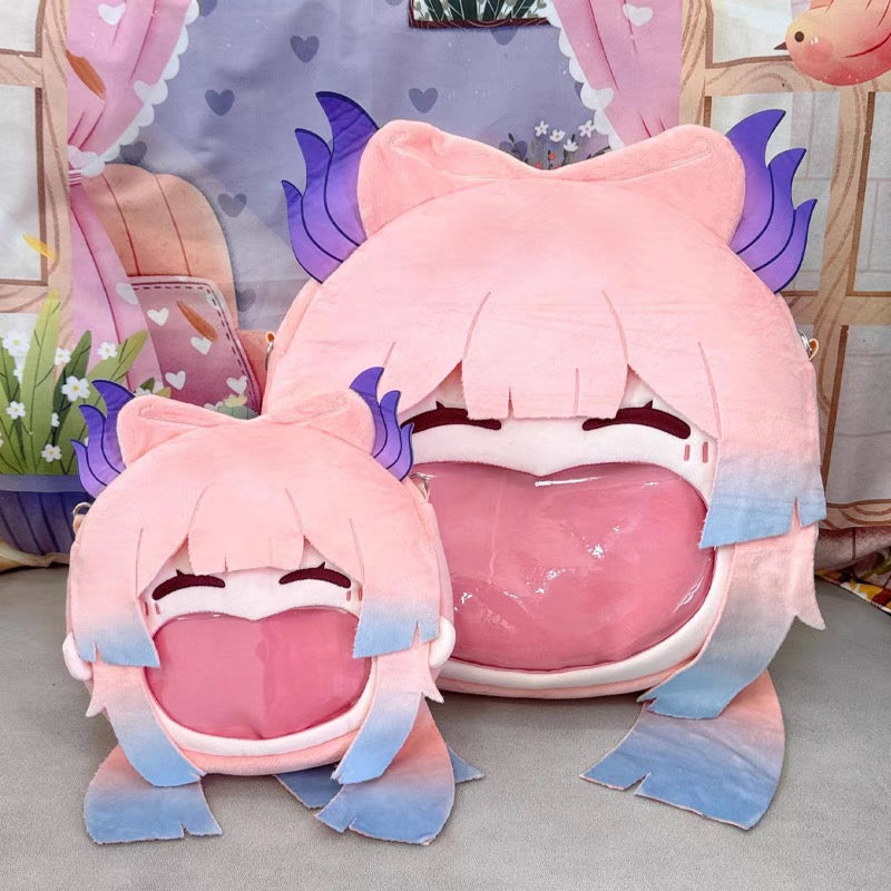 Smile House Plush Game Genshin Impact Kokomi Crossbody Bag Backpack