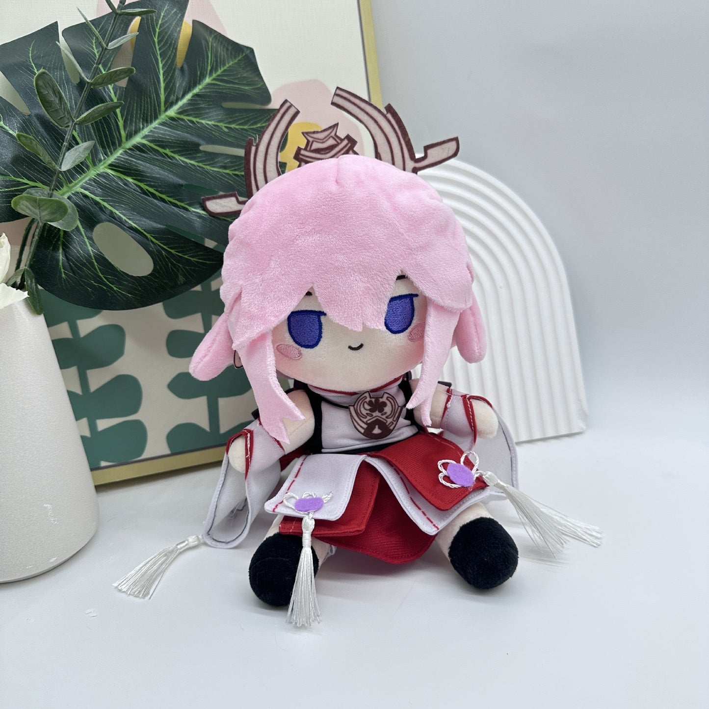 Smile House Plush Genshin Impact Fanmade Yae Miko Plush Doll 23CM