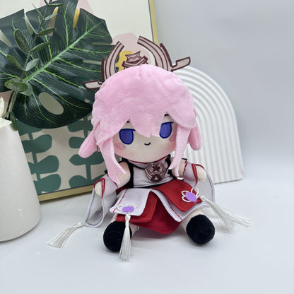 Smile House Plush Genshin Impact Fanmade Yae Miko Plush Doll 23CM