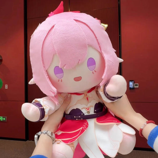 Smile House Plush Honkai Impact 3 Plushie Elysia Peachy Spring Staring Eyes Plush Doll 40CM