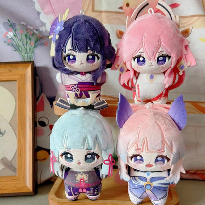 Smile House Plush Genshin Impact Yae Miko Ayaka Raiden Shogun Kokomi 12CM Plush Doll