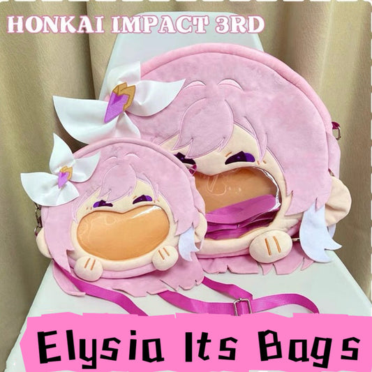 Smile House Plush Honkai Impact 3rd Elysia Backpack Crossbody Bag
