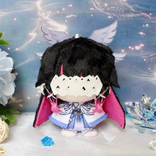 Smile House Plush Genshin Impact Columbina 'Damselette' Snezhnaya Sandrone Cloak Plush Doll 12CM