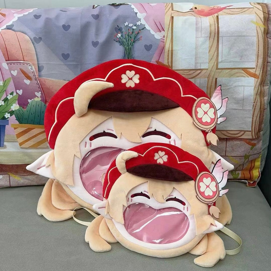 Smile House Plush Genshin Impact Klee Crossbody Bag Backpack