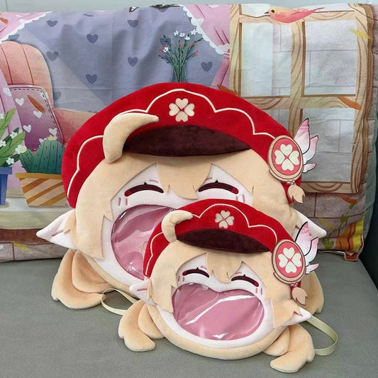 Smile House Plush Genshin Impact Klee Crossbody Bag Backpack