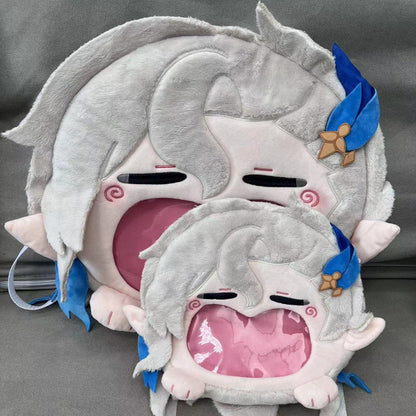 Smile House Plush Game Genshin Impact Neuvillette Backpack Crossbody Bag