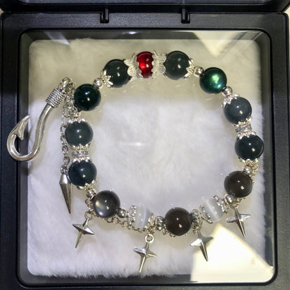 Free Shipping Smile House Plush Zenless Zone Zero ZZZ Jane Doe Inspired Round Bracelet