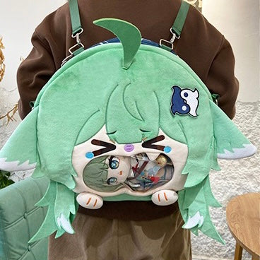 Smile House Plush Honkai: Star Rail Fanart Huohuo Huo Huo Crossbody Bag Backpack