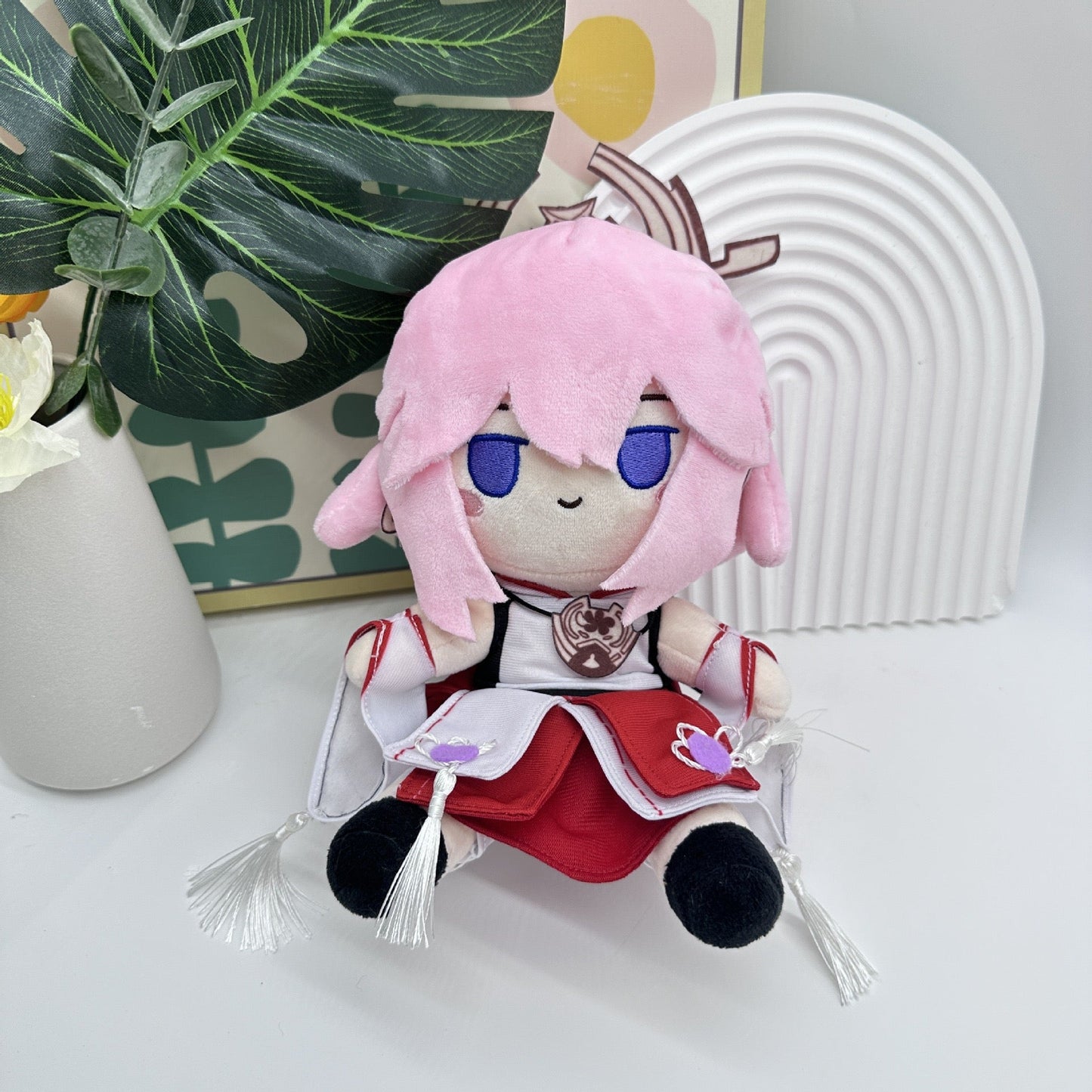 Smile House Plush Genshin Impact Fanmade Yae Miko Plush Doll 23CM